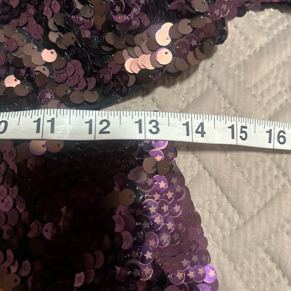 Free People Star Bright Sequin Two-Piece Crop Top & Midi
Skirt NWT Size 6. - Picture 11 of 12